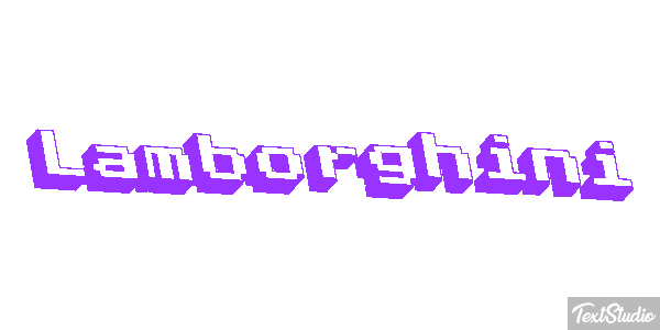 Lamborghini Texteffekt