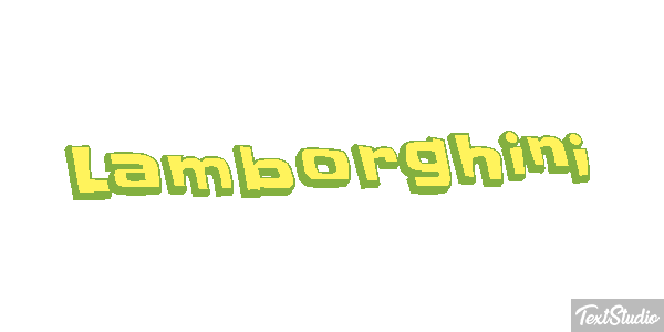 Lamborghini Texteffekt
