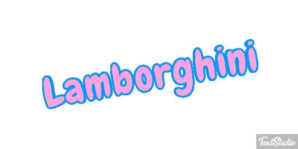 Lamborghini Texteffekt