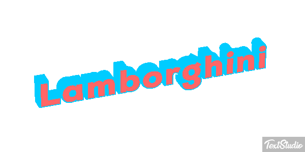 Lamborghini Texteffekt