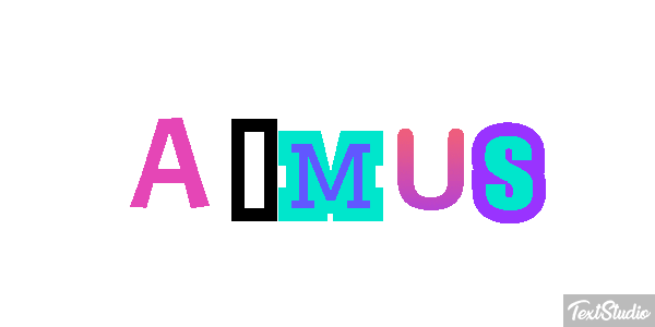 Almus Text effect