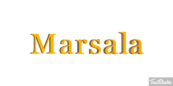 Marsala Efekt tekstowy