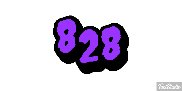 828 Efecto de texto