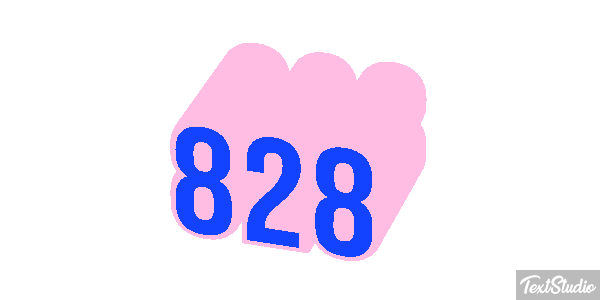 828 Efecto de texto