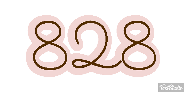 828 Efecto de texto