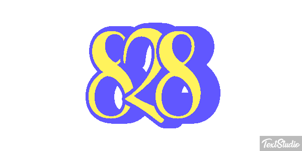 828 Efecto de texto
