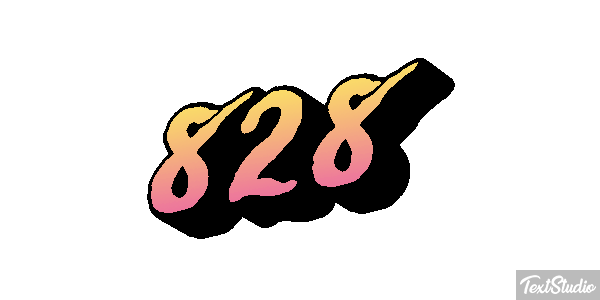 828 Efecto de texto