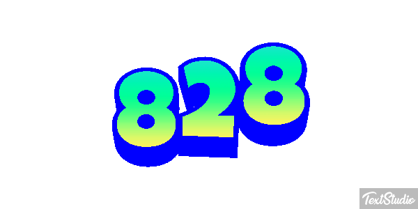 828 Efecto de texto