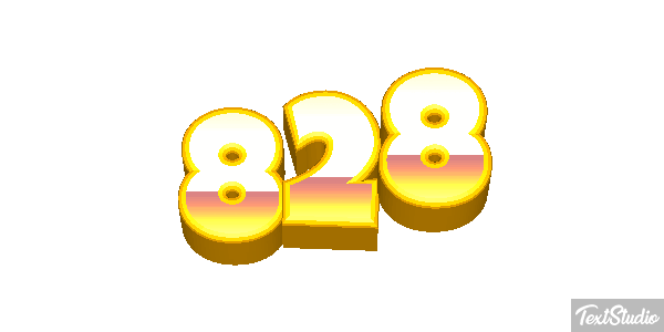 828 Efecto de texto