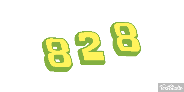 828 Efecto de texto
