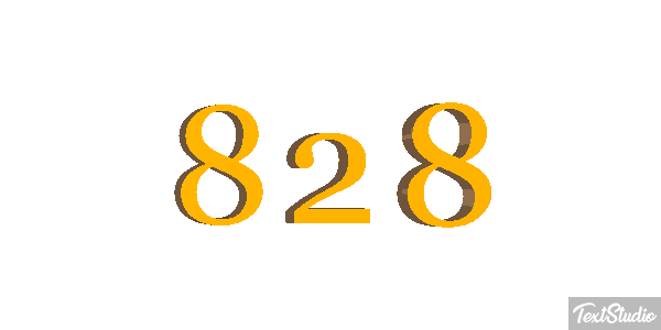 828 Efecto de texto