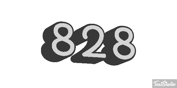 828 Efecto de texto