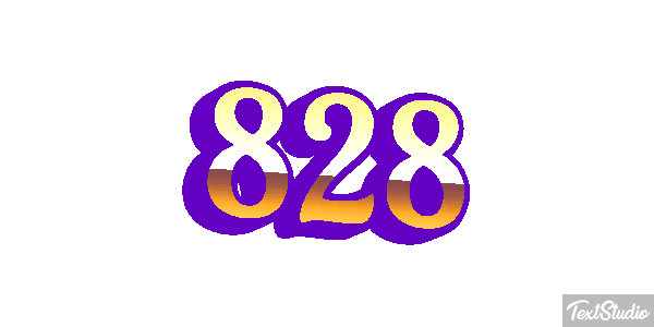 828 Efecto de texto