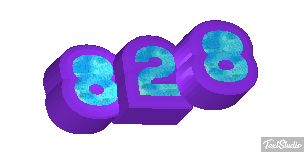 828 Efecto de texto
