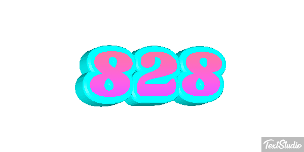 828 Efecto de texto