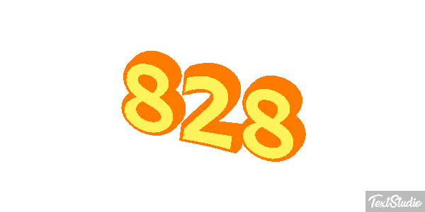828 Efecto de texto