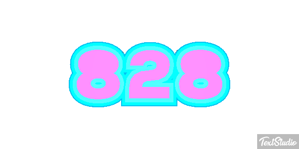 828 Efecto de texto