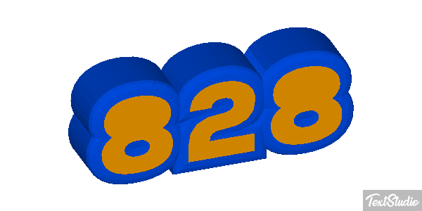 828 Efecto de texto