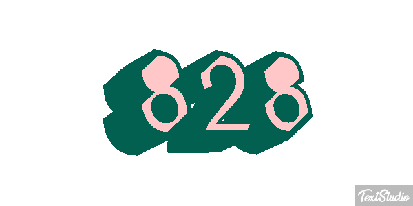 828 Efecto de texto