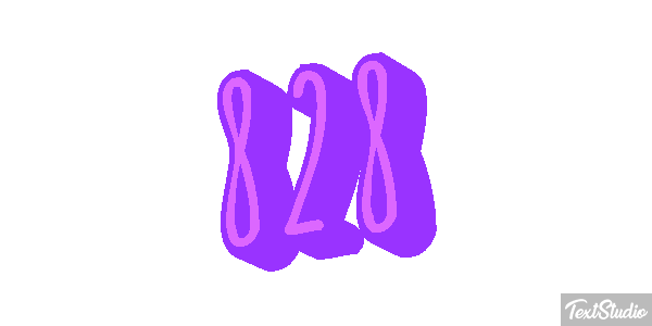828 Efecto de texto