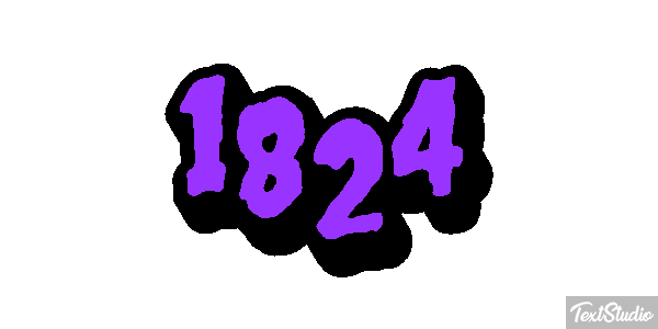 1824 Text effect