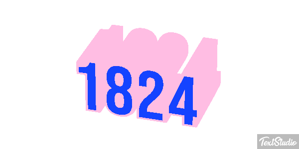 1824 Text effect