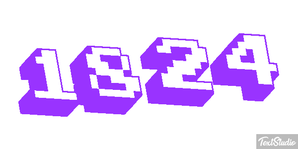 1824 Text effect