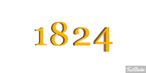 1824 Text effect