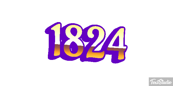 1824 Text effect