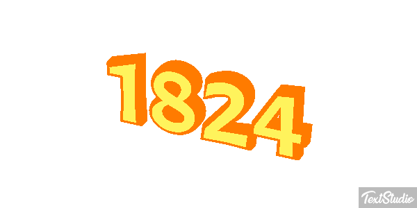 1824 Text effect