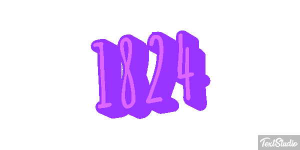 1824 Text effect