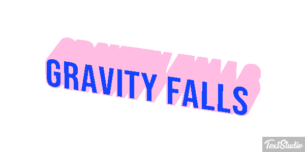 Gravity Falls Effetto testo