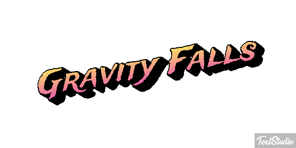 Gravity Falls Effetto testo