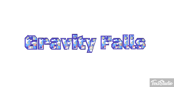 Gravity Falls Effetto testo