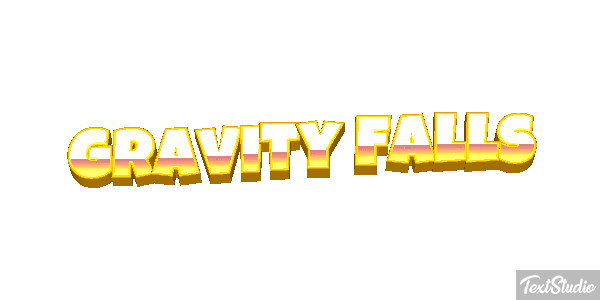 Gravity Falls Effetto testo