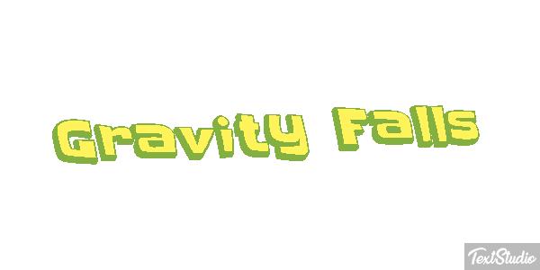 Gravity Falls Effetto testo