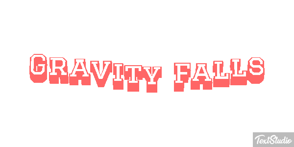 Gravity Falls Effetto testo