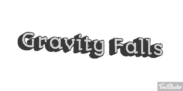 Gravity Falls Effetto testo