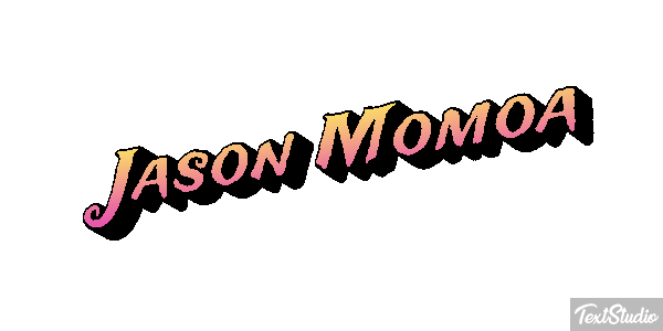 Jason Momoa Efeito do texto