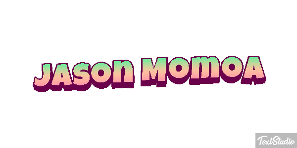 Jason Momoa Efeito do texto