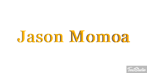 Jason Momoa Efeito do texto