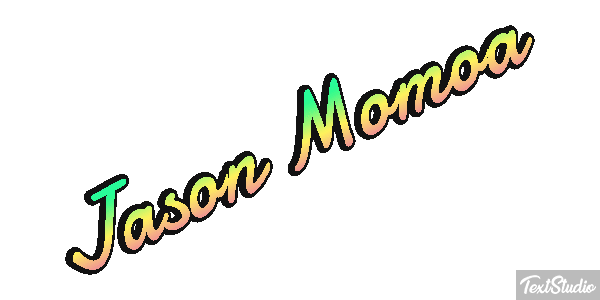 Jason Momoa Efeito do texto