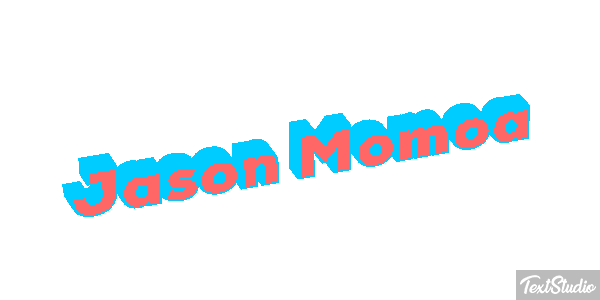Jason Momoa Efeito do texto