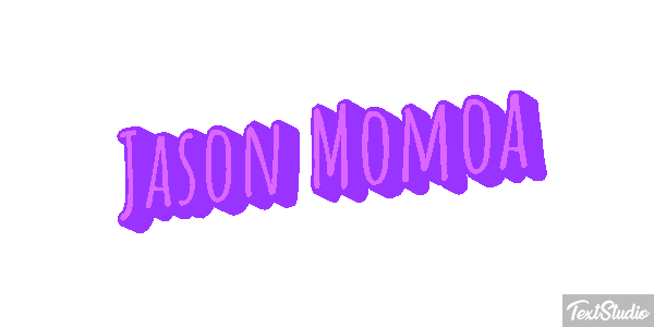 Jason Momoa Efeito do texto