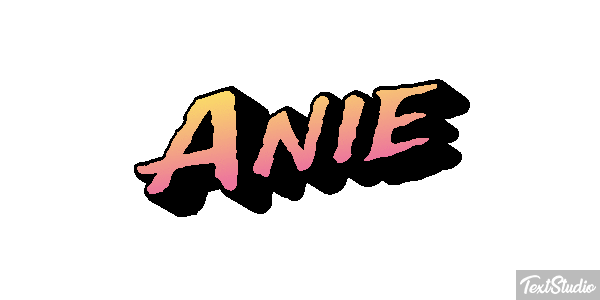 Anie Text effect