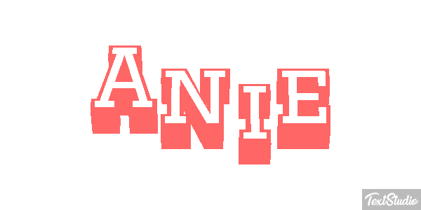 Anie Text effect