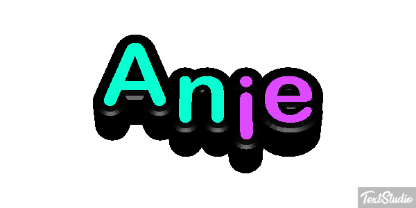 Anie Text effect