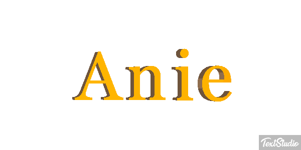 Anie Text effect