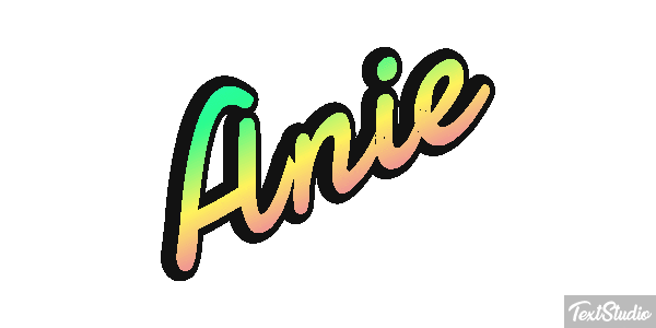 Anie Text effect