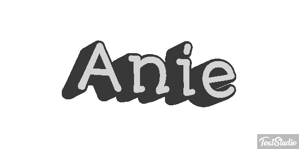 Anie Text effect